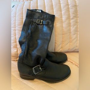 Womens Frye Veronica Tall Boots Black Size 8